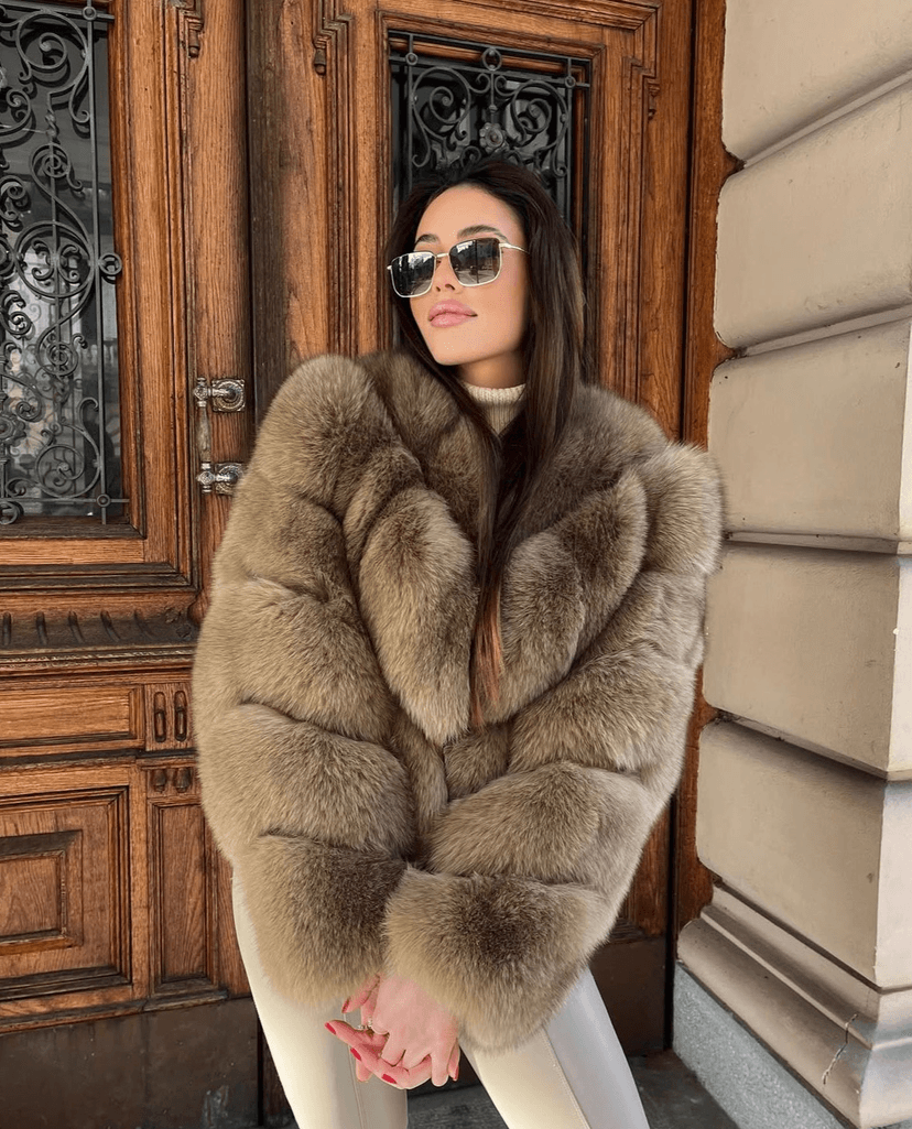 Polárna líška kožuch